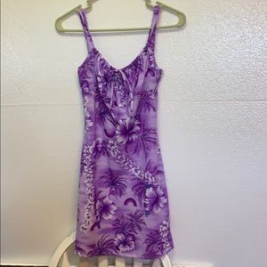 Cute little flower purple dress
